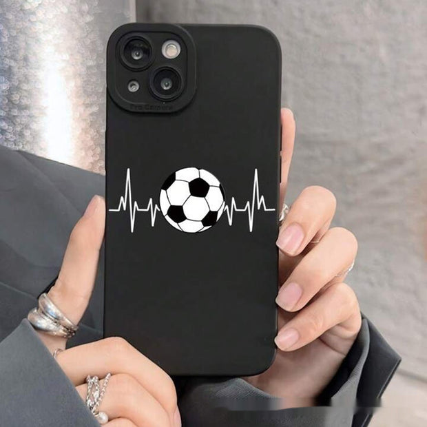 Fotbolls mönstrad skal