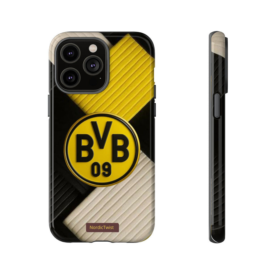 BVB 09 Tough Phone Case - Durable Protection with Bold Black and Yellow Design