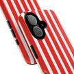 Red Striped Phone Case - Tough Cases for Stylish Protection