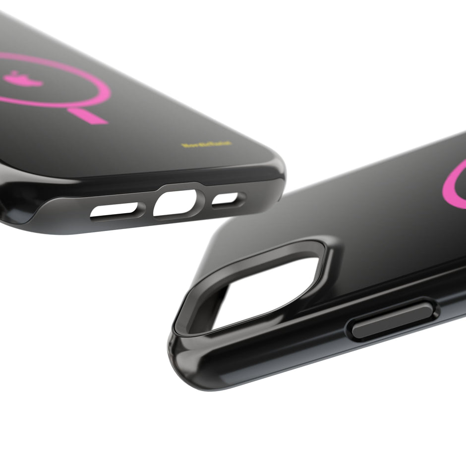 MagSafe Magnetic Impact-Resistant Phone Case — Pink Ring Design