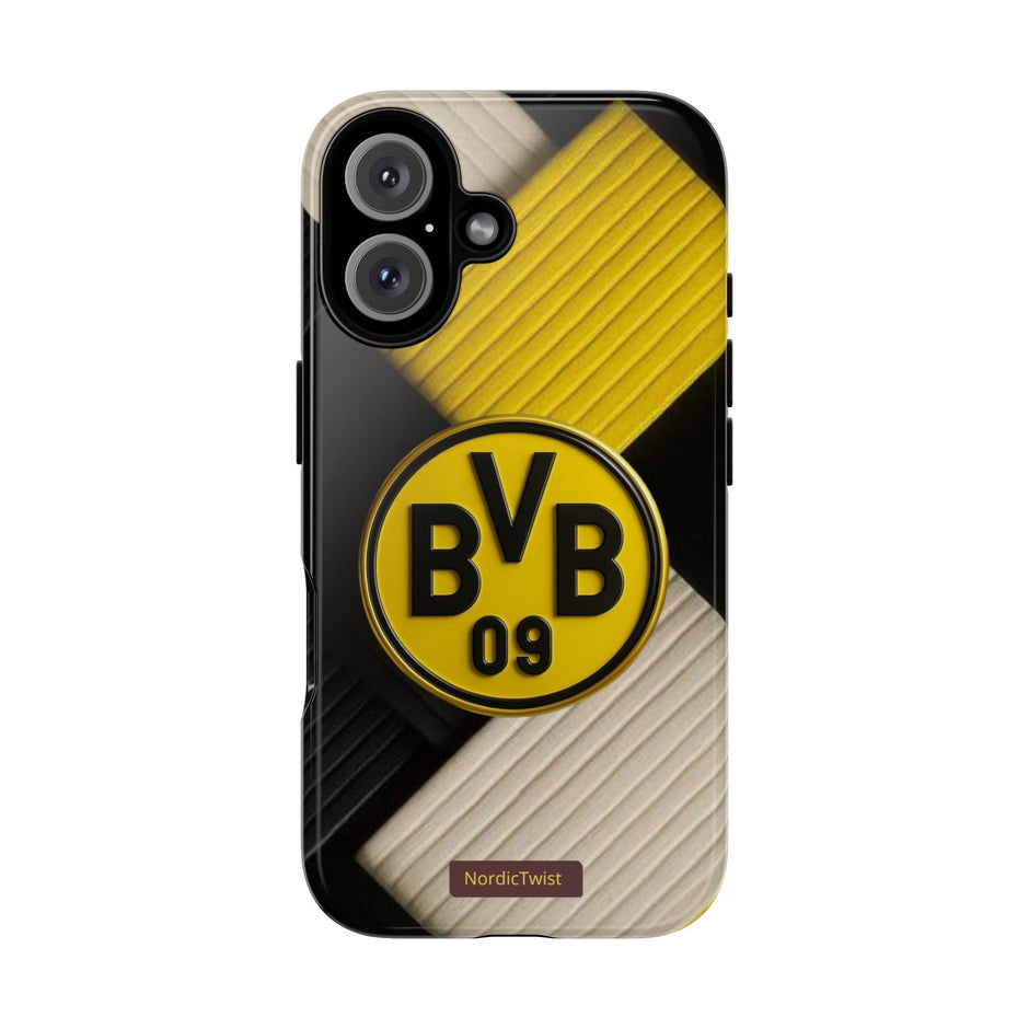 BVB 09 Tough Phone Case - Durable Protection with Bold Black and Yellow Design