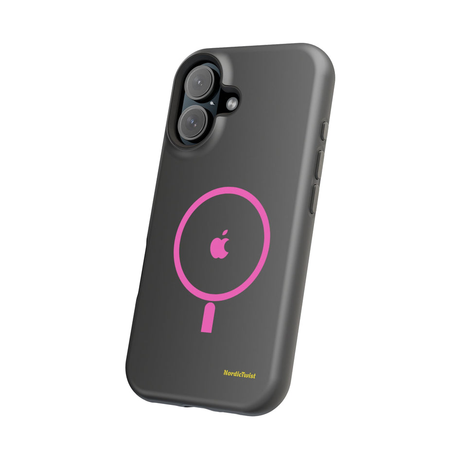 MagSafe Magnetic Impact-Resistant Phone Case — Pink Ring Design