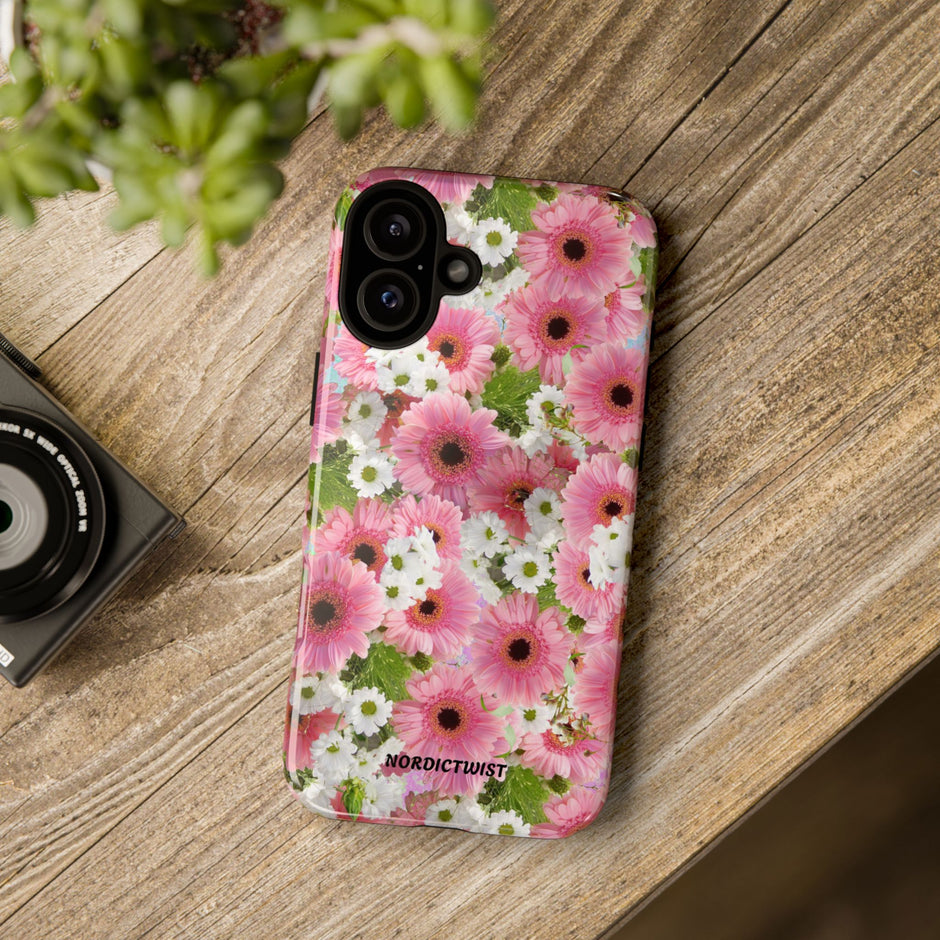 Floral Tough Phone Case - Colorful Flower Design for Nature Lovers