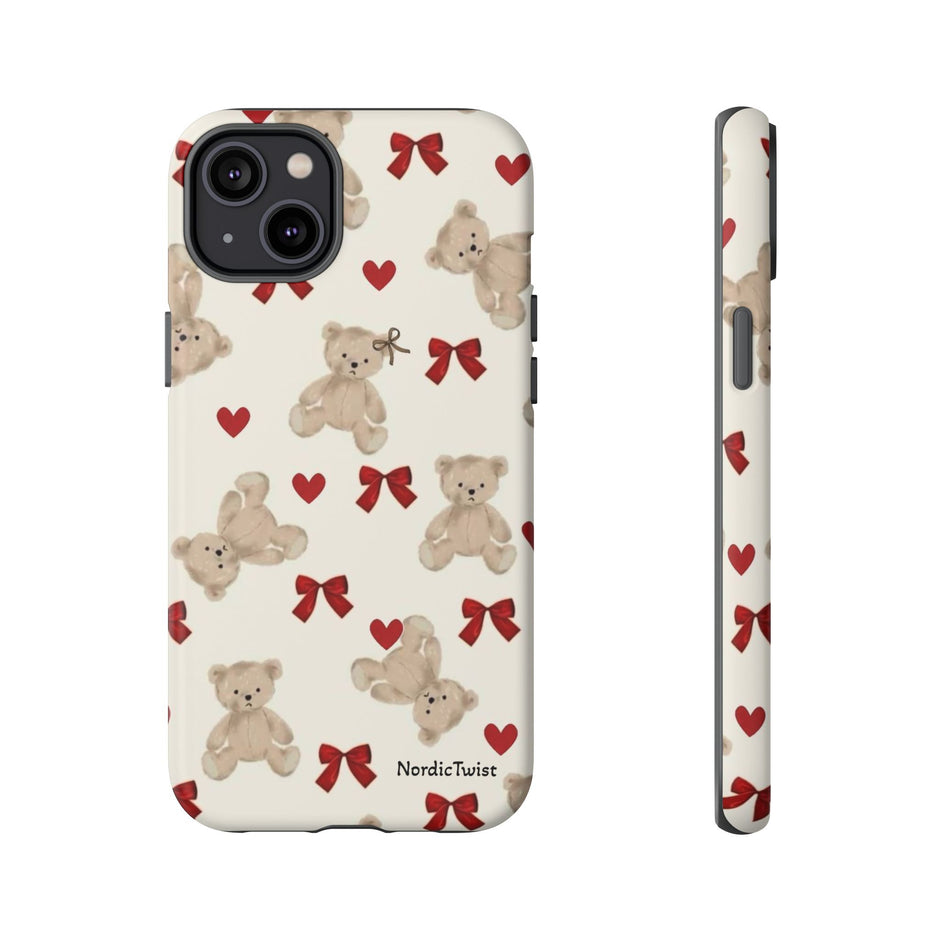 Teddy Bear Hearts Phone Case