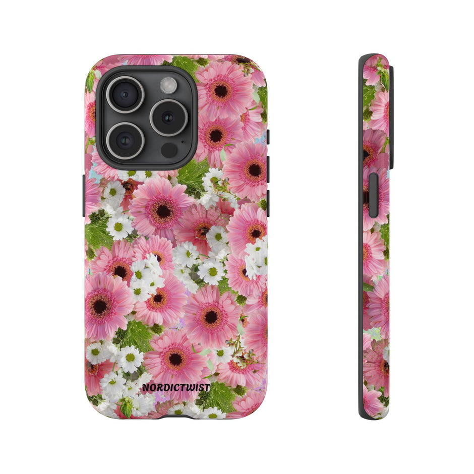 Floral Tough Phone Case - Colorful Flower Design for Nature Lovers