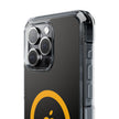 MagSafe Clear Phone Case – Yellow Ring Magnetic Impact Protection