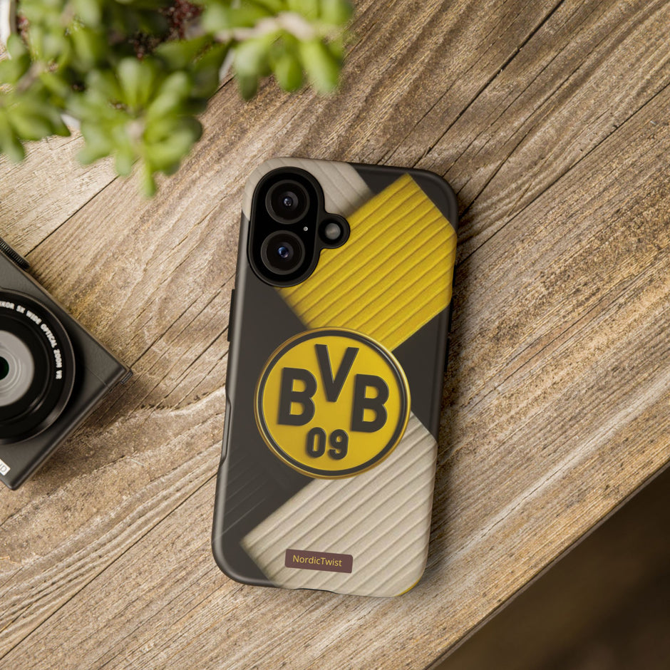 BVB 09 Tough Phone Case - Durable Protection with Bold Black and Yellow Design