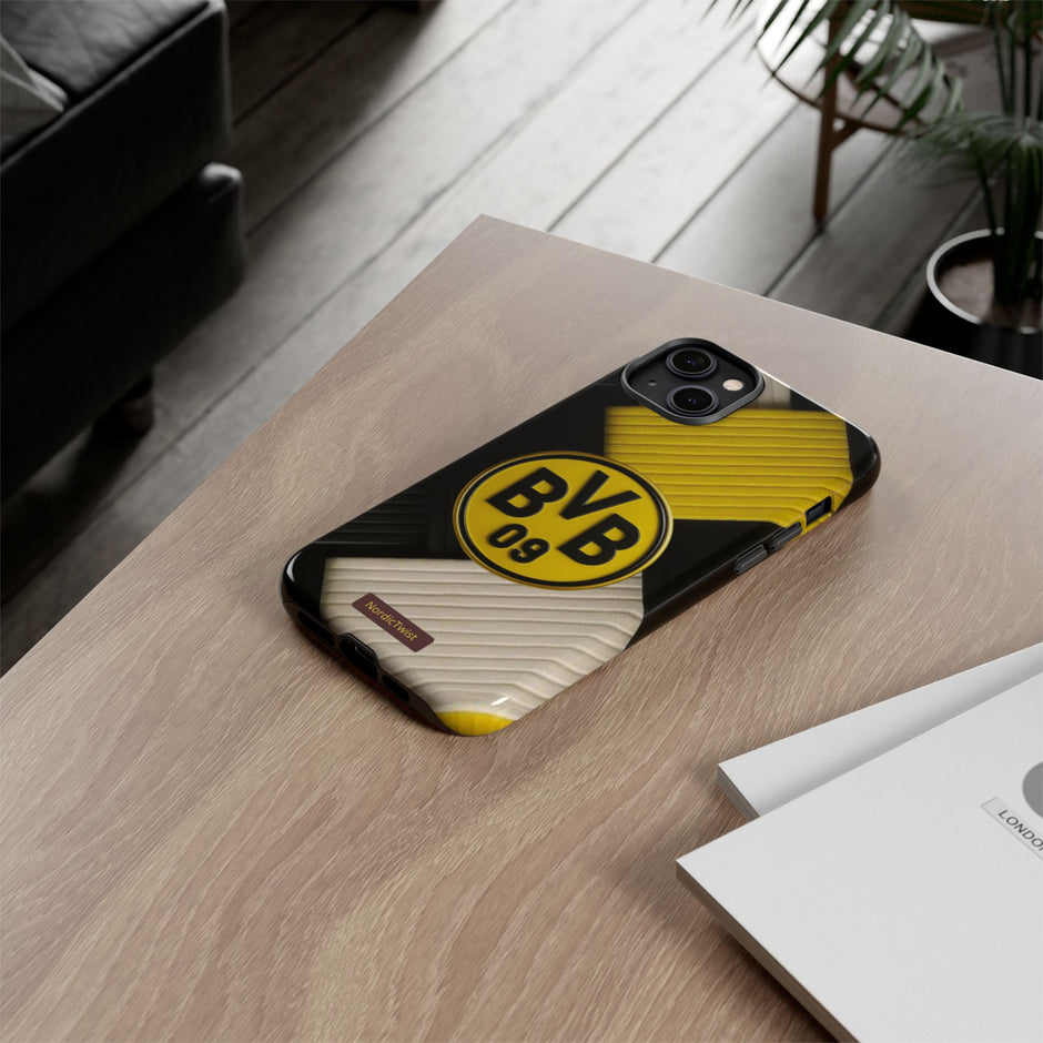 BVB 09 Tough Phone Case - Durable Protection with Bold Black and Yellow Design