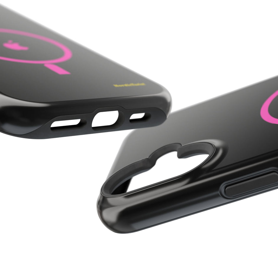 MagSafe Magnetic Impact-Resistant Phone Case — Pink Ring Design