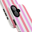 Pink Striped Phone Case - Stylish & Durable Cover