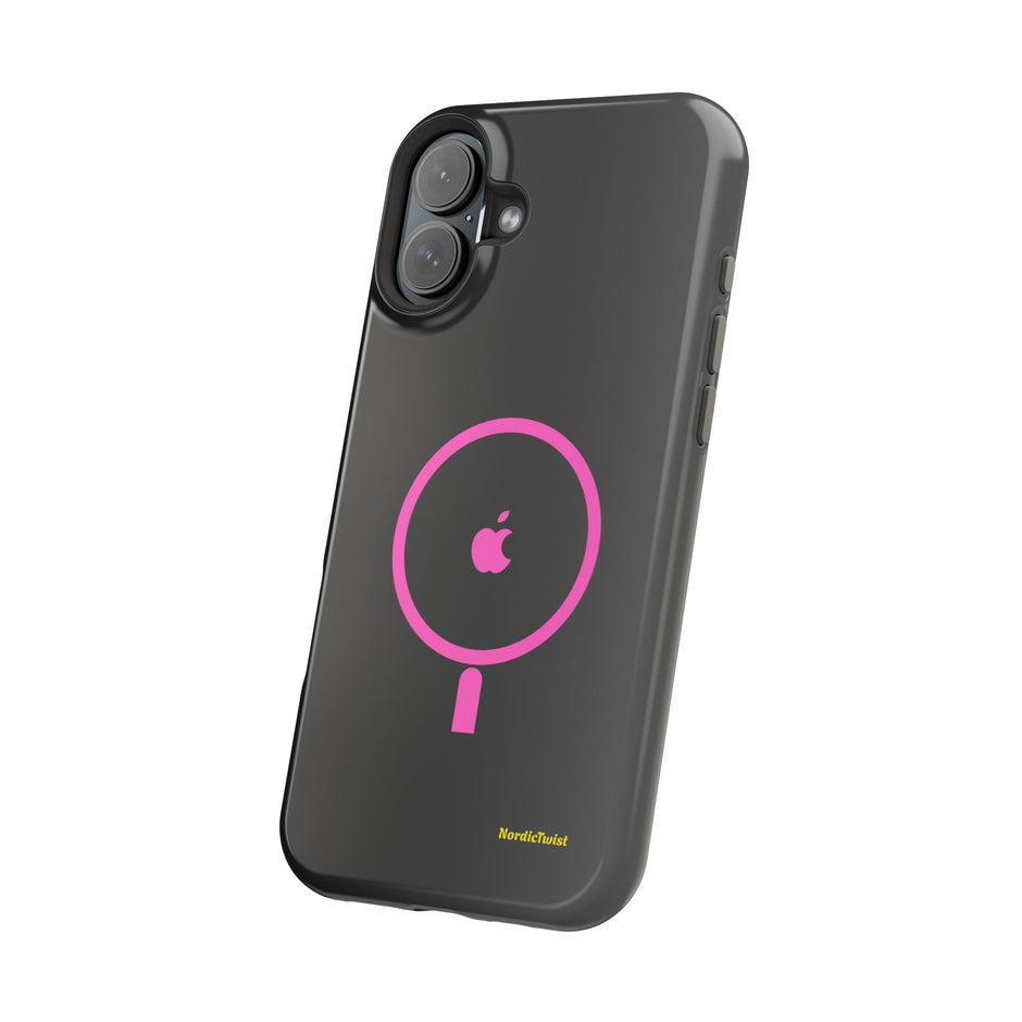 MagSafe Magnetic Impact-Resistant Phone Case — Pink Ring Design