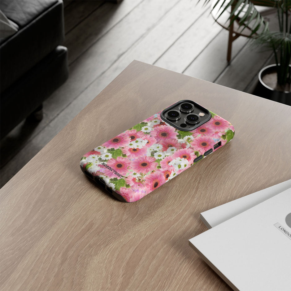 Floral Tough Phone Case - Colorful Flower Design for Nature Lovers