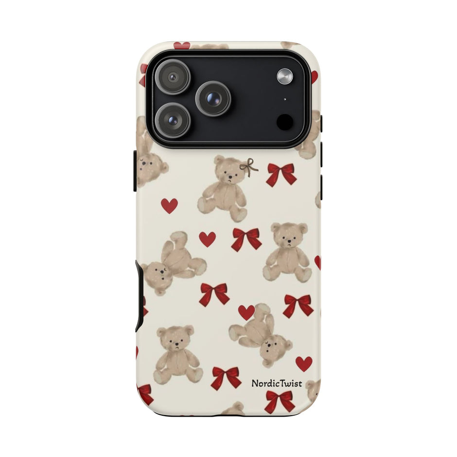 Teddy Bear Hearts Phone Case