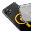 MagSafe Clear Phone Case – Yellow Ring Magnetic Impact Protection