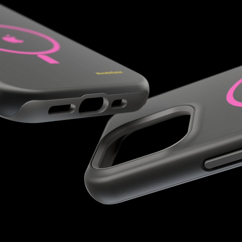 MagSafe Magnetic Impact-Resistant Phone Case — Pink Ring Design