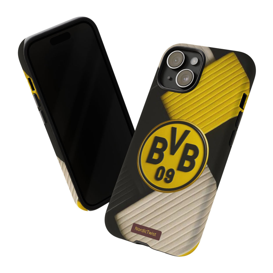 BVB 09 Tough Phone Case - Durable Protection with Bold Black and Yellow Design