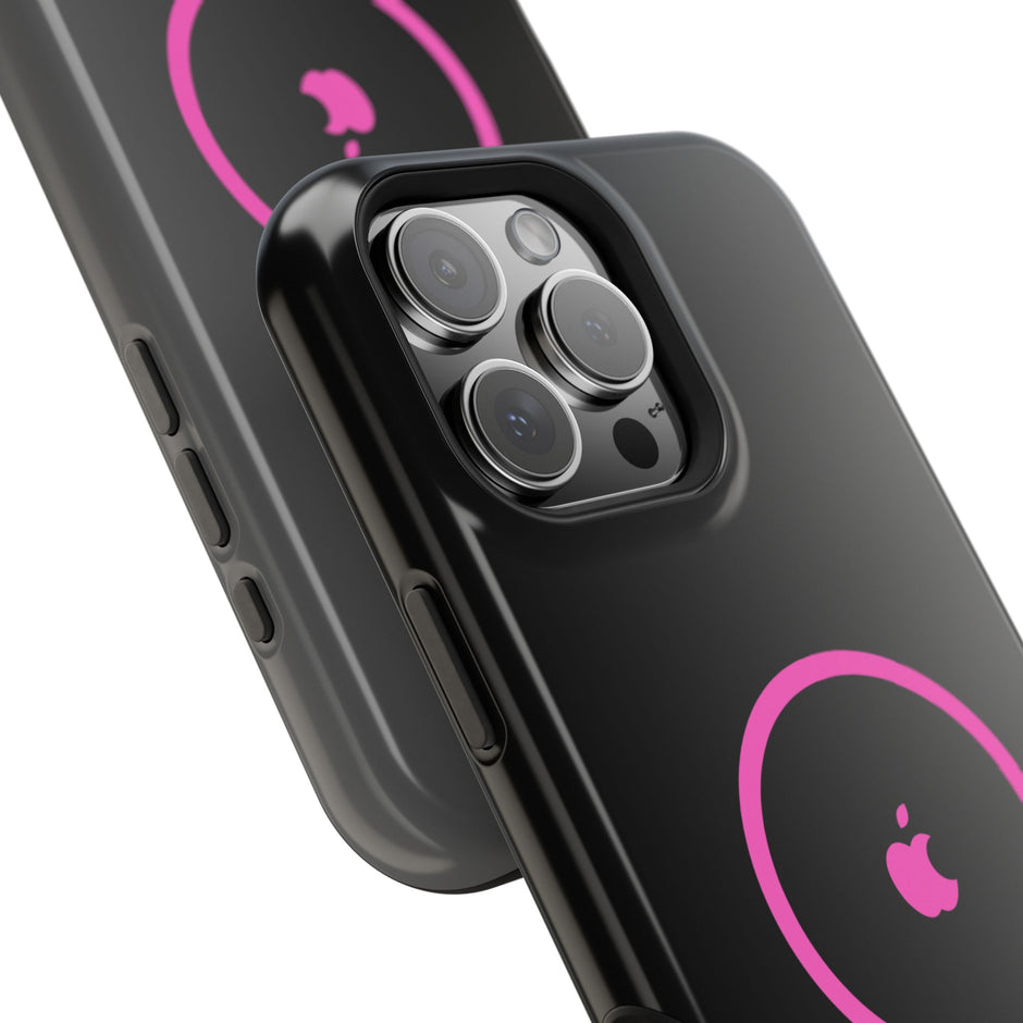 MagSafe Magnetic Impact-Resistant Phone Case — Pink Ring Design