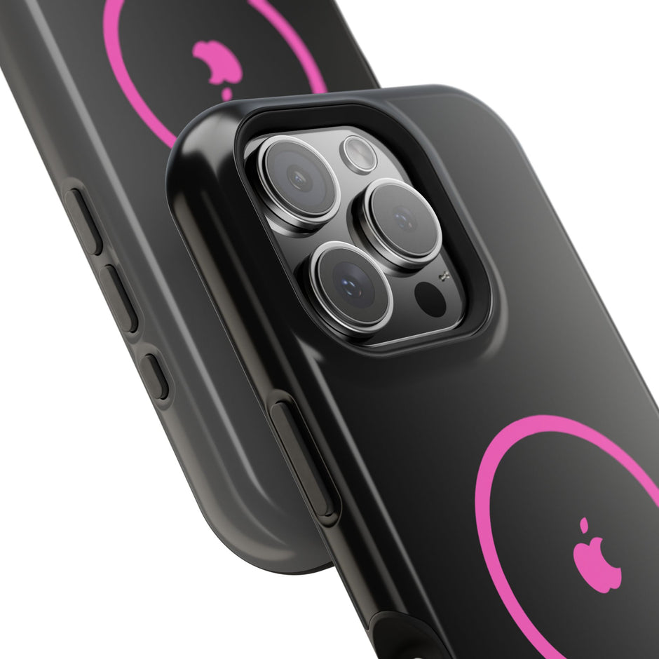 MagSafe Magnetic Impact-Resistant Phone Case — Pink Ring Design