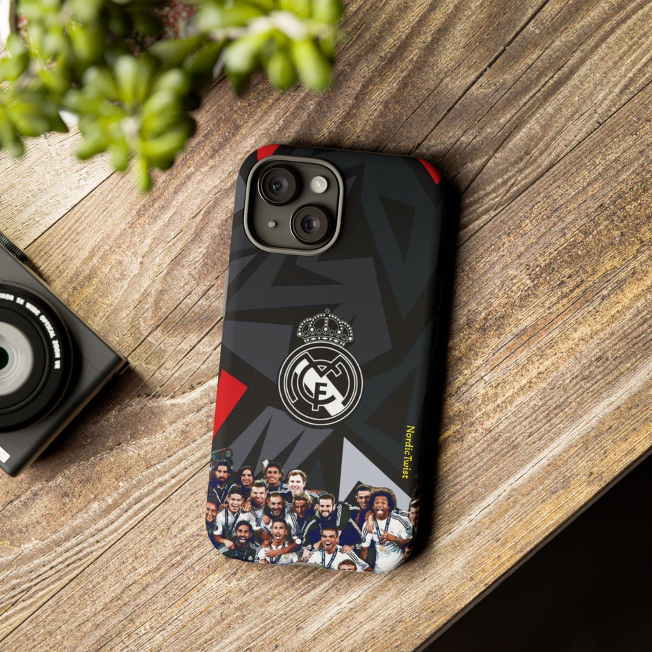 Soccer Team Photo Tough Case – Real Madrid Champions Phone Case