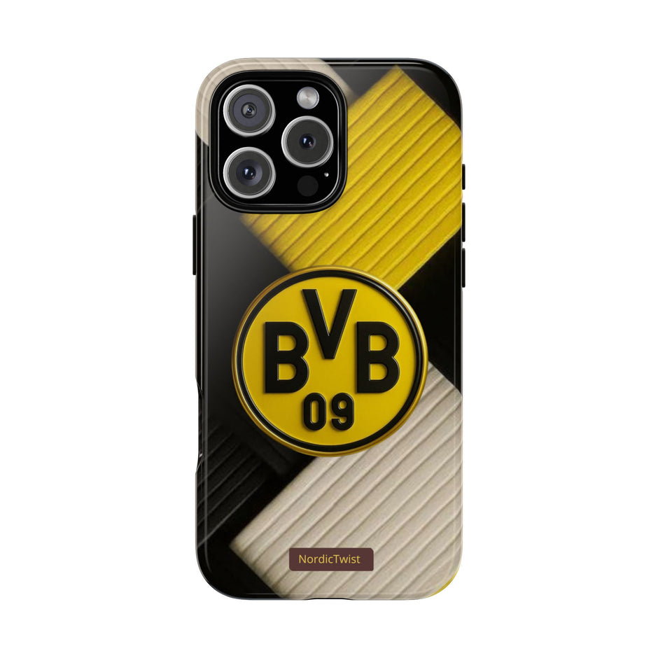 BVB 09 Tough Phone Case - Durable Protection with Bold Black and Yellow Design