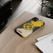 BVB 09 Tough Phone Case - Durable Protection with Bold Black and Yellow Design