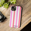 Pink Striped Phone Case - Stylish & Durable Cover
