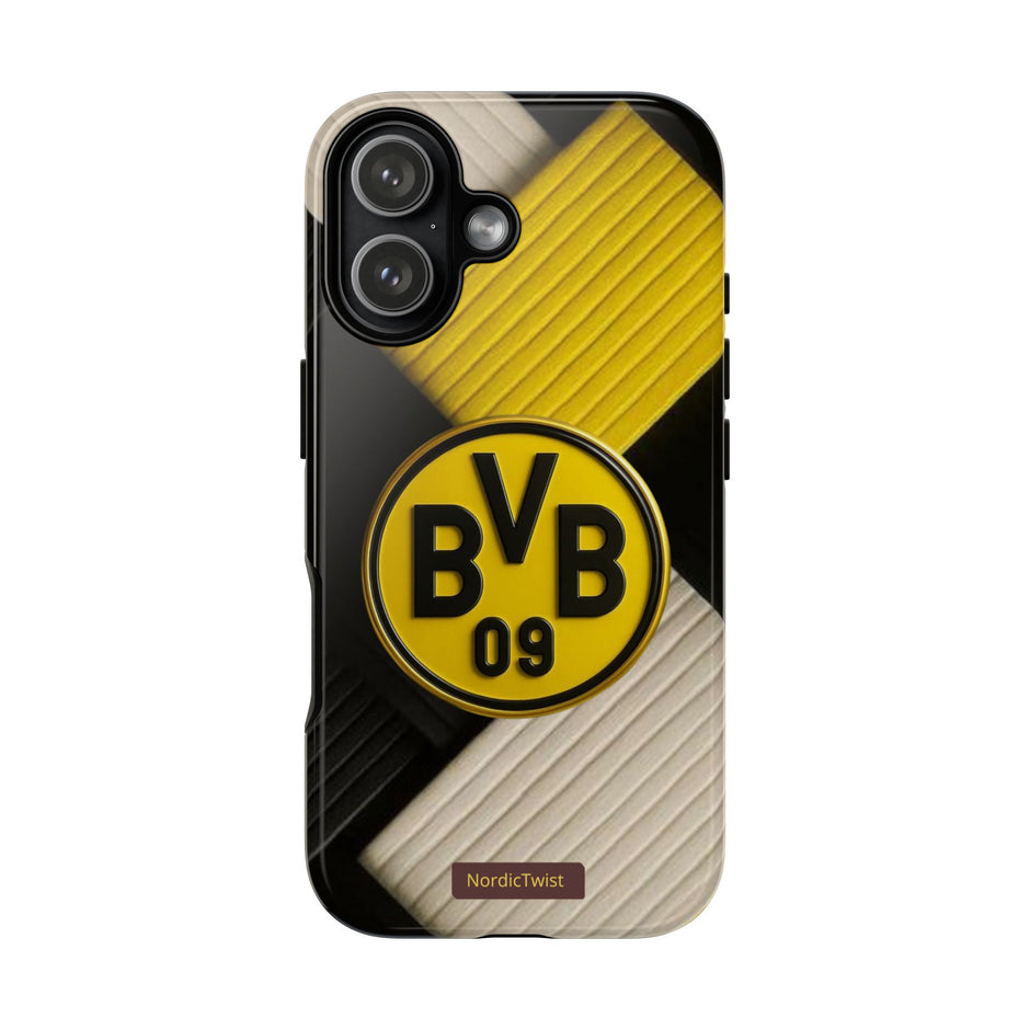 BVB 09 Tough Phone Case - Durable Protection with Bold Black and Yellow Design