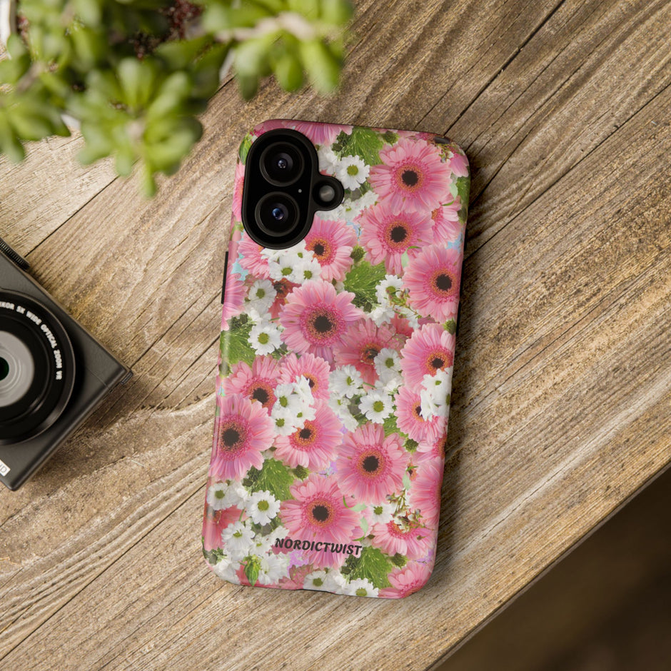 Floral Tough Phone Case - Colorful Flower Design for Nature Lovers