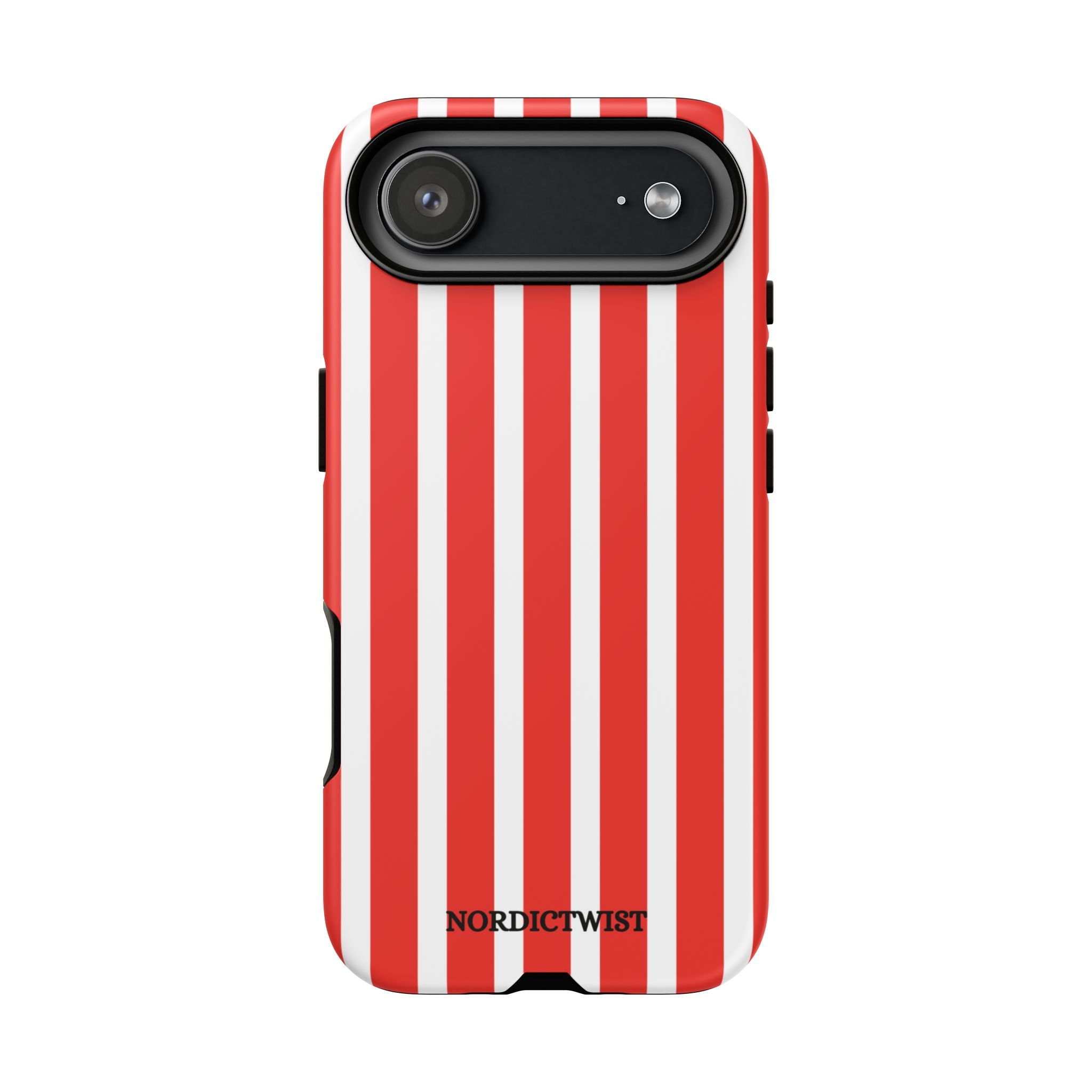 Red Striped Phone Case - Tough Cases for Stylish Protection