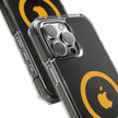 MagSafe Clear Phone Case – Yellow Ring Magnetic Impact Protection