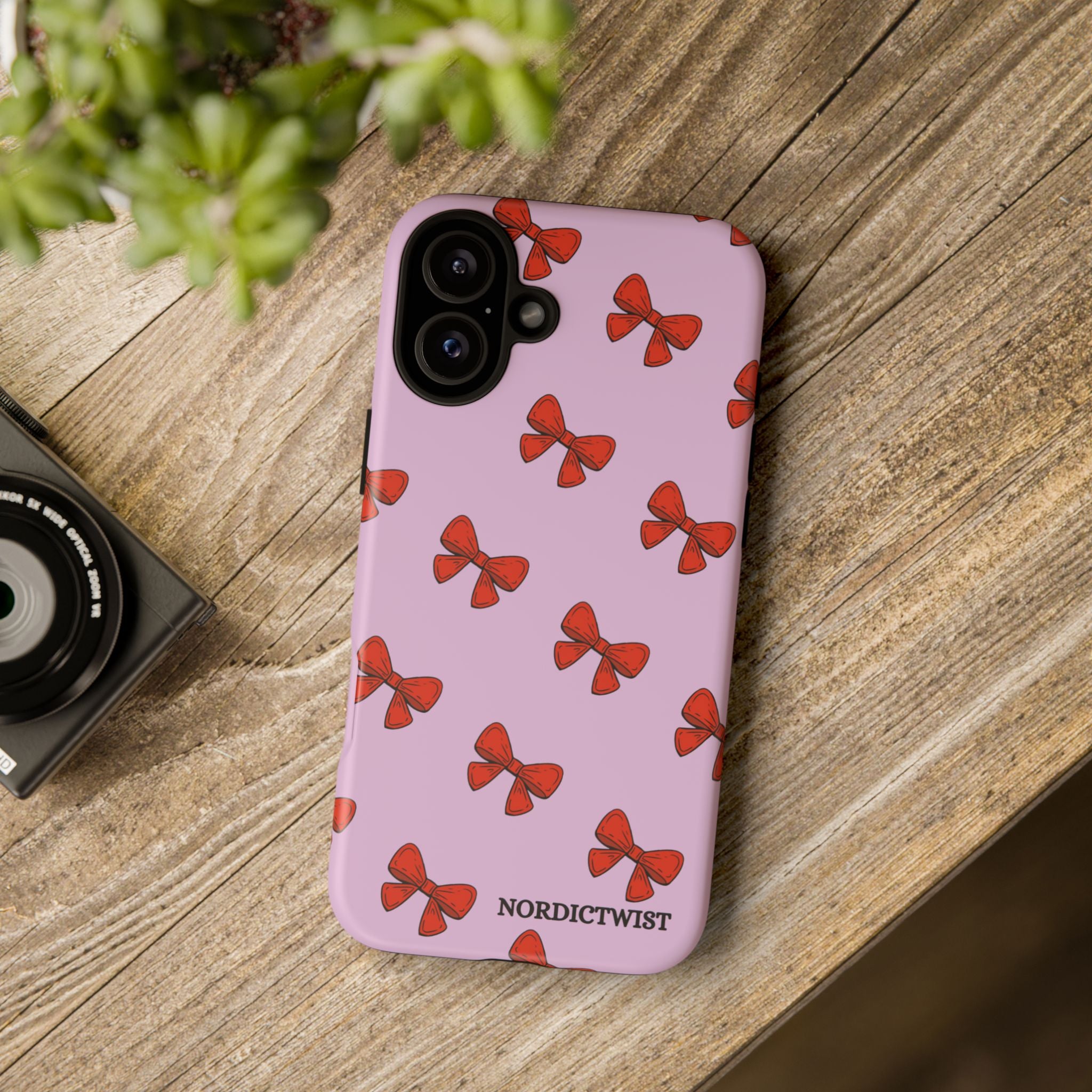Cute Bow Pattern Phone Case