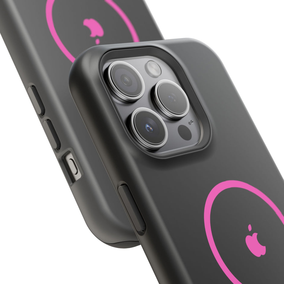 MagSafe Magnetic Impact-Resistant Phone Case — Pink Ring Design