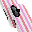 Pink Striped Phone Case - Stylish & Durable Cover