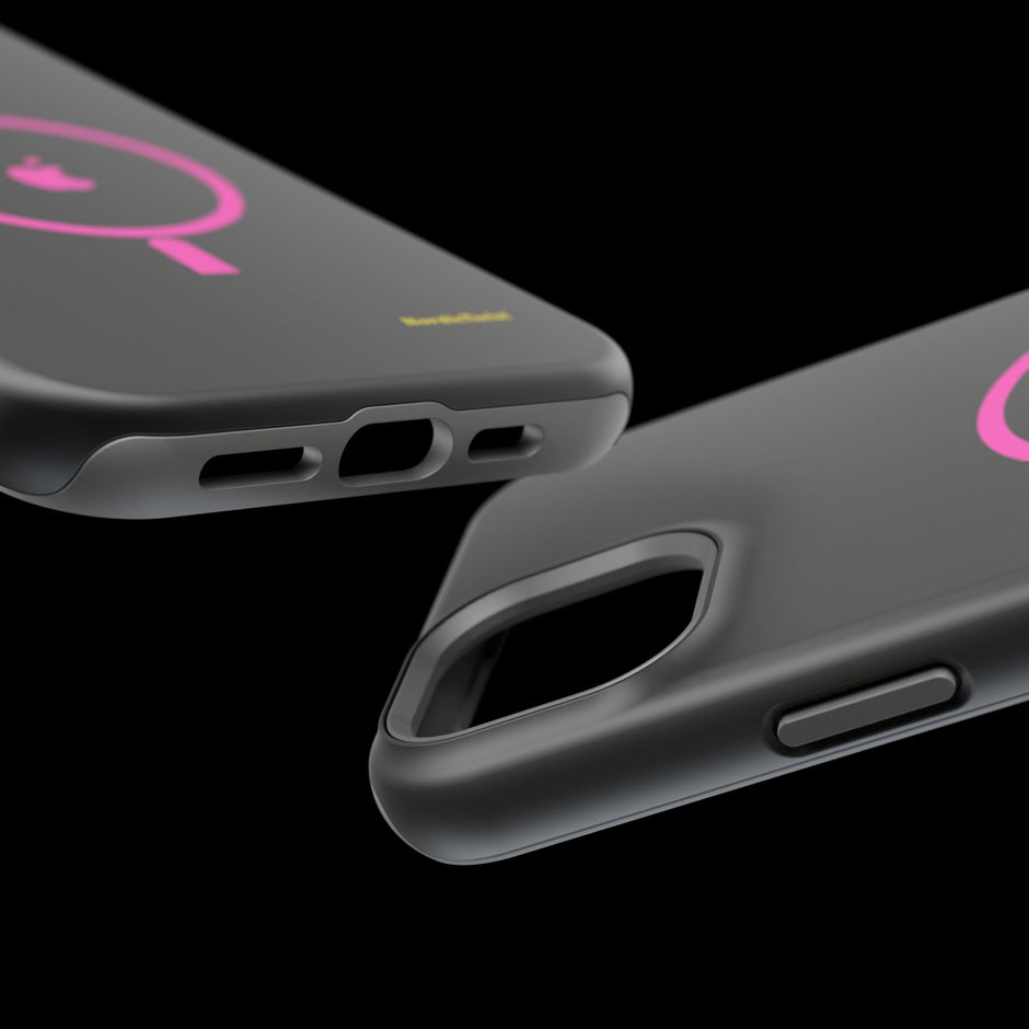 MagSafe Magnetic Impact-Resistant Phone Case — Pink Ring Design