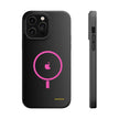 MagSafe Magnetic Impact-Resistant Phone Case — Pink Ring Design