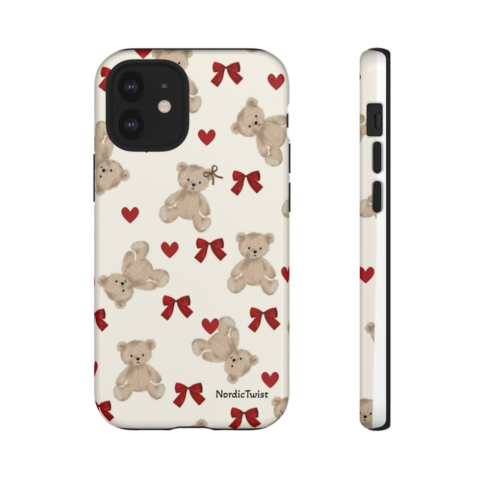 Teddy Bear Hearts Phone Case