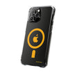 MagSafe Clear Phone Case – Yellow Ring Magnetic Impact Protection