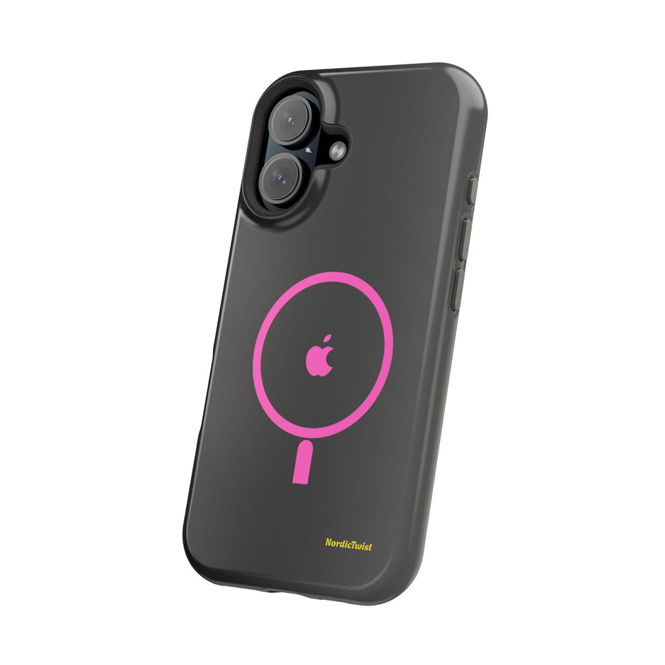MagSafe Magnetic Impact-Resistant Phone Case — Pink Ring Design