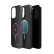 MagSafe Magnetic Impact-Resistant Phone Case — Pink Ring Design