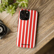 Red Striped Phone Case - Tough Cases for Stylish Protection