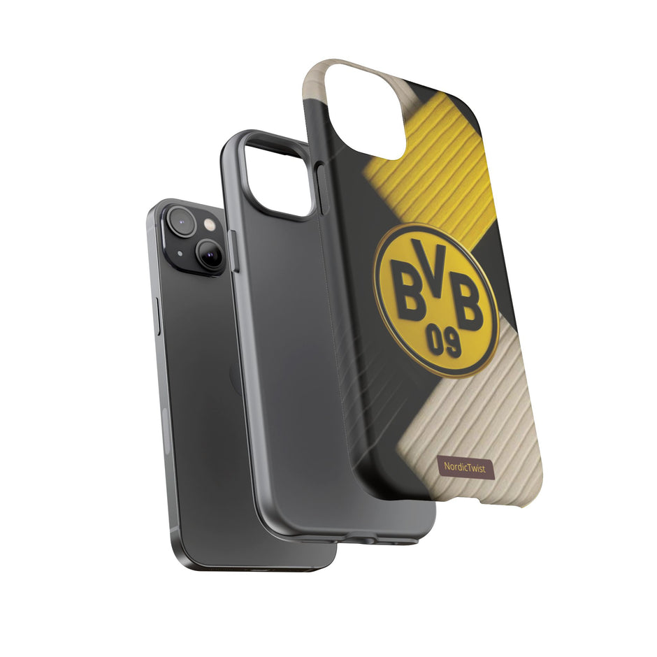BVB 09 Tough Phone Case - Durable Protection with Bold Black and Yellow Design