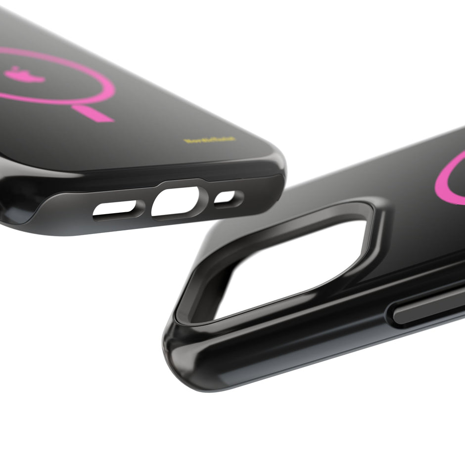 MagSafe Magnetic Impact-Resistant Phone Case — Pink Ring Design