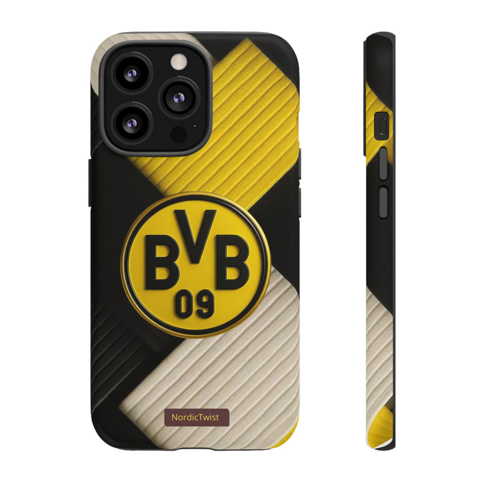 BVB 09 Tough Phone Case - Durable Protection with Bold Black and Yellow Design