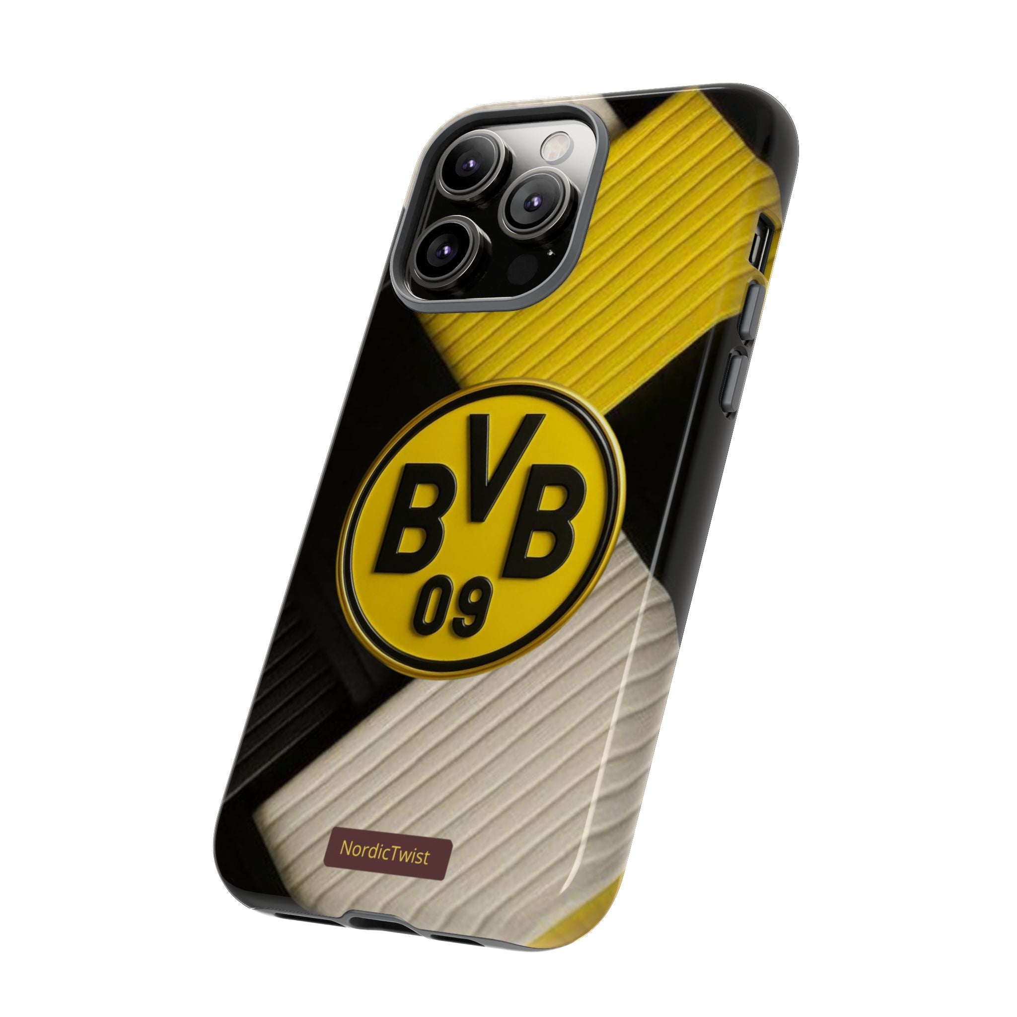 BVB 09 Tough Phone Case - Durable Protection with Bold Black and Yellow Design