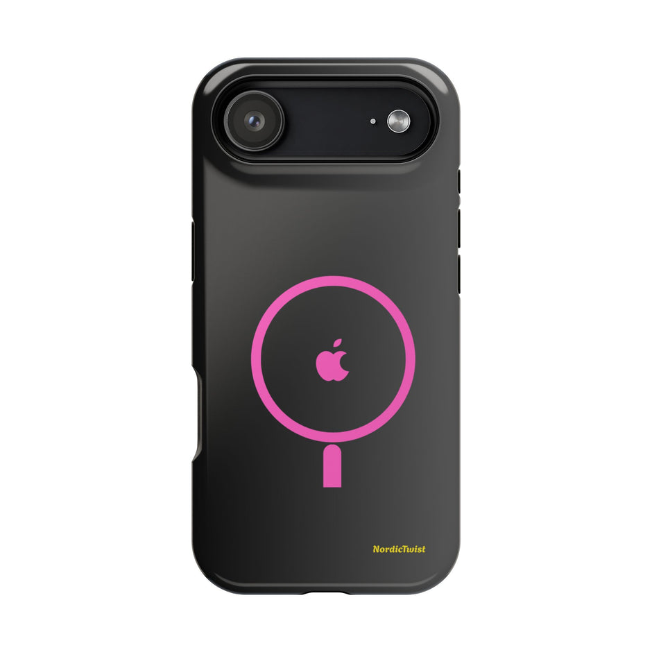 MagSafe Magnetic Impact-Resistant Phone Case — Pink Ring Design