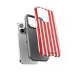 Red Striped Phone Case - Tough Cases for Stylish Protection