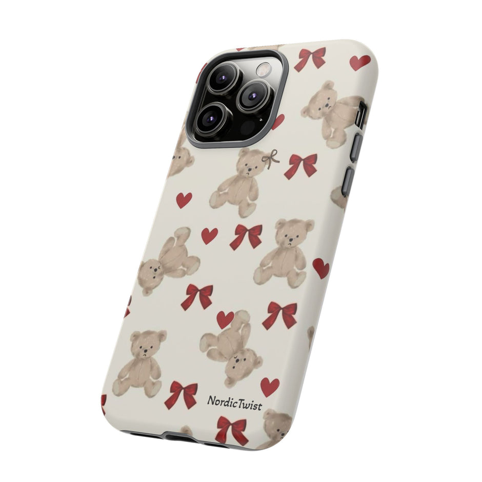 Teddy Bear Hearts Phone Case