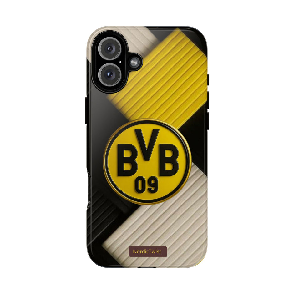 BVB 09 Tough Phone Case - Durable Protection with Bold Black and Yellow Design