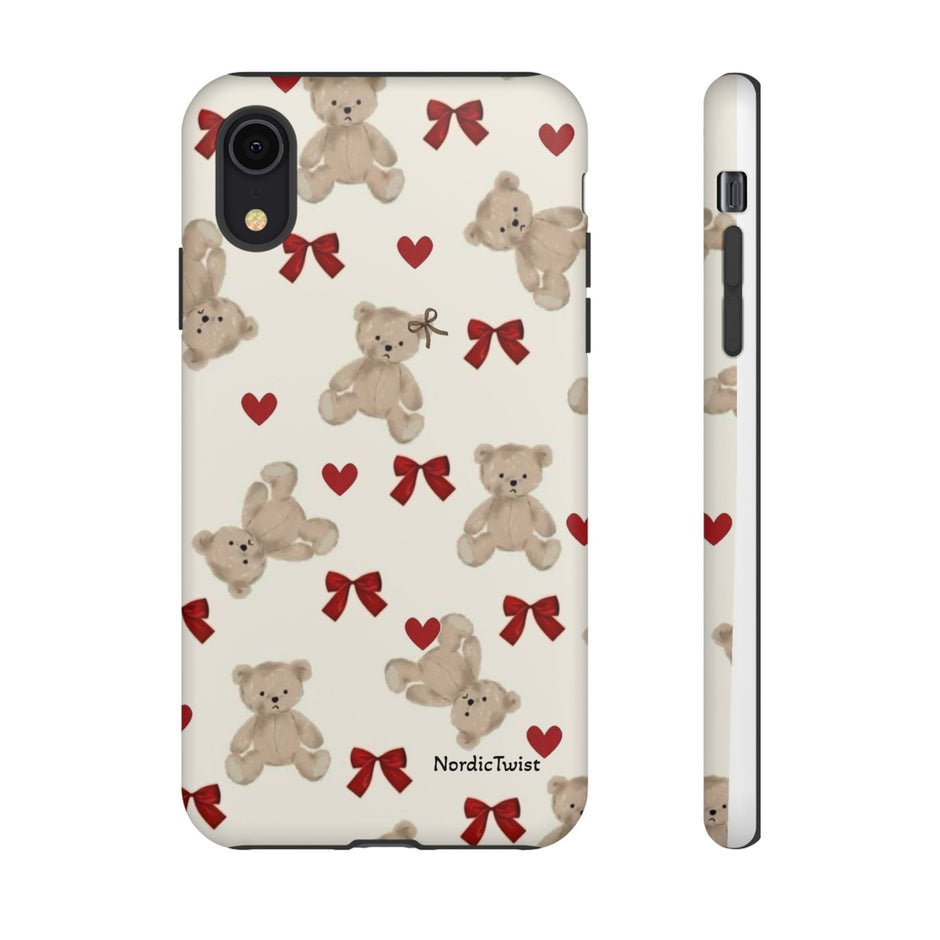 Teddy Bear Hearts Phone Case