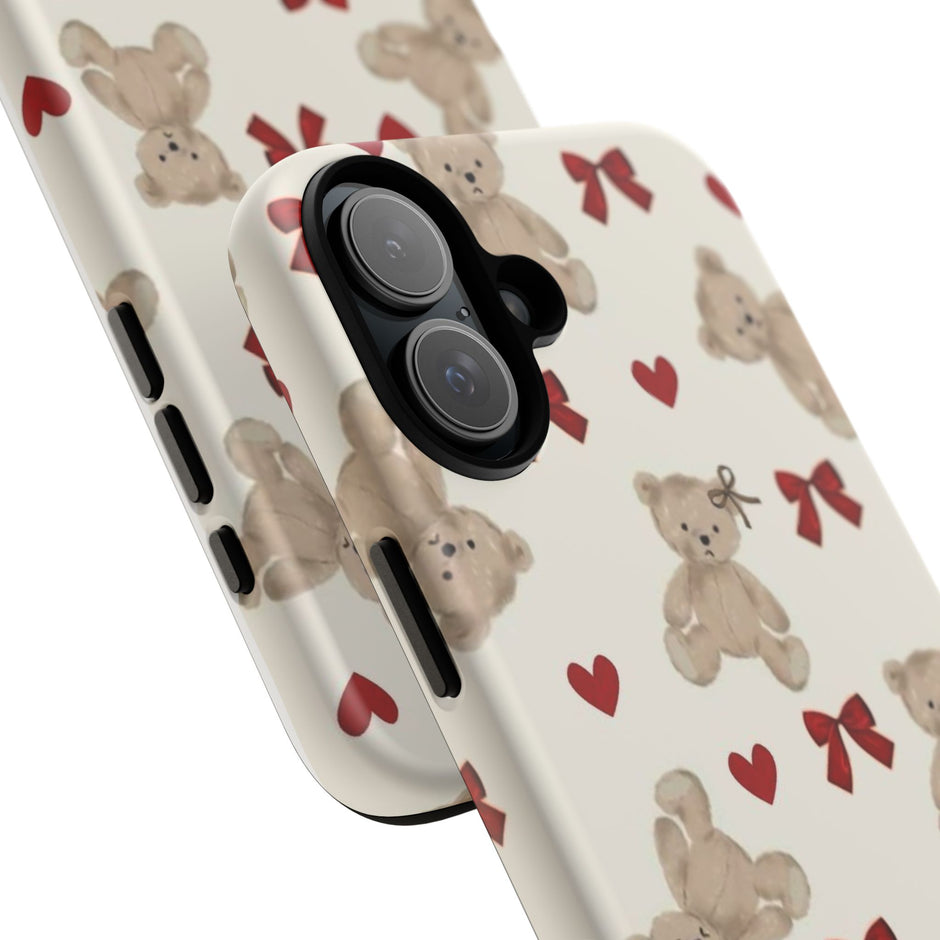 Teddy Bear Hearts Phone Case
